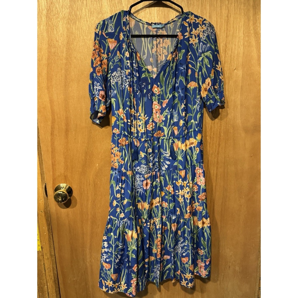 J. McLaughlin Blue Floral Mini Dress